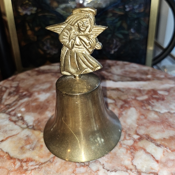Vintage Other - Vintage Brass Angel Bell
